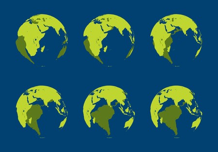 Hollow globeのイラスト素材