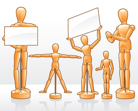 Artist Figureのイラスト素材