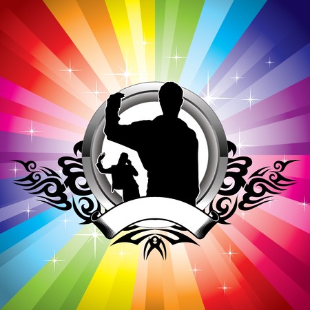 Spectrum backgroundのイラスト素材