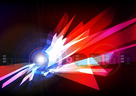 Abstract Vector Digital Artのイラスト素材