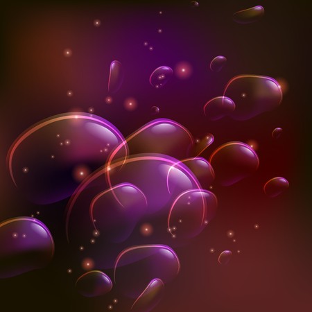 Vector Dreamy Bubblesのイラスト素材