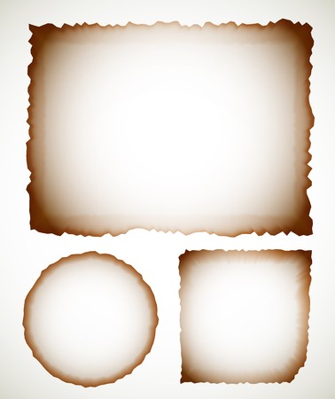 Vector burnt paperのイラスト素材
