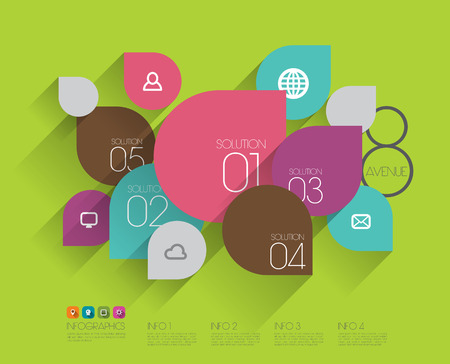 Vector Flat Graphic Design Templateのイラスト素材