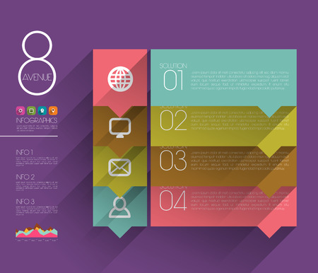 Vector Flat Graphic Design Templateのイラスト素材