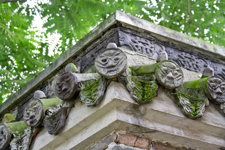 Guizhou Anshun Wen temple tiles