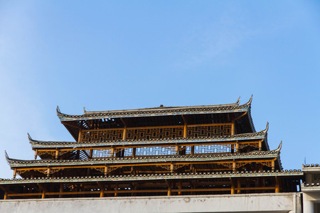 Vintage building in the Guizhou colorful Vientiane Tourism City