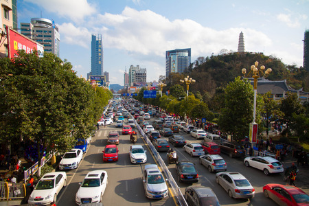 Guizhou Anshun cityのeditorial素材