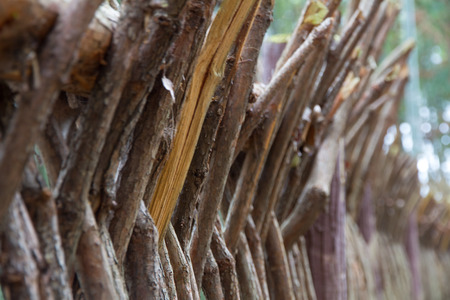 Fence in Basha Village, Congjiangの写真素材