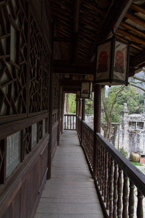 China&#39;s Guizhou Province, Anshun, Pingba County Tianlongtunbao scenic old town old building tunbaoのeditorial素材