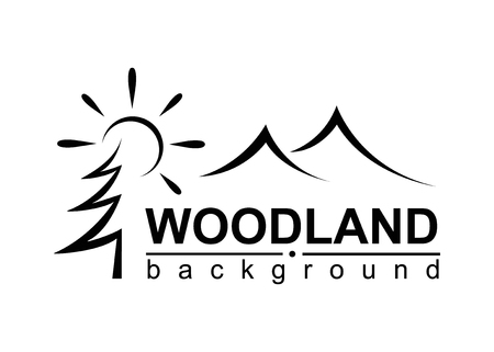 Icon emblem of mountain company.のイラスト素材