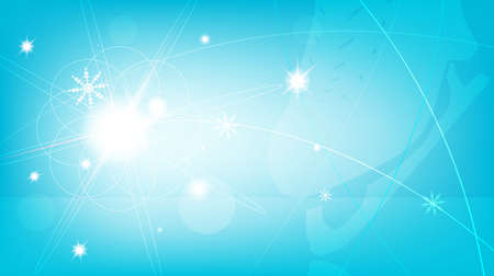 Blue winter background of sport thematic.のイラスト素材