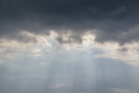air movements at the sky in the cloudy weather