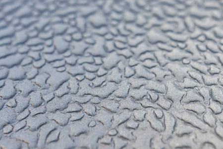 water droplets on metal surfaceの写真素材