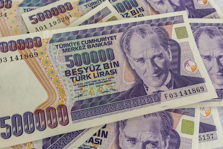 old turkish lira banknotes