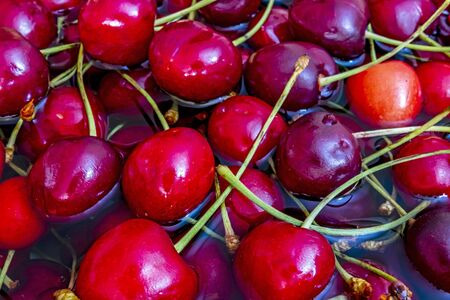 cherry fruitsの写真素材