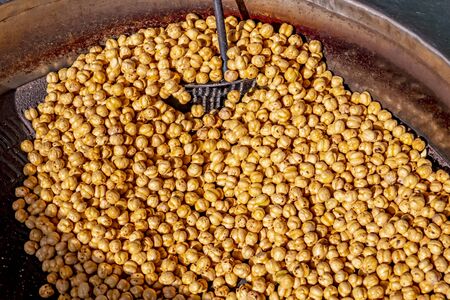 Turkish roasted chickpeasの写真素材