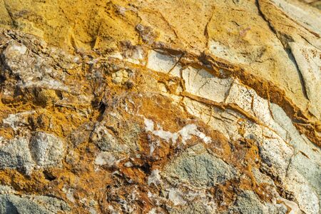 geological rock shapes and patternsの写真素材