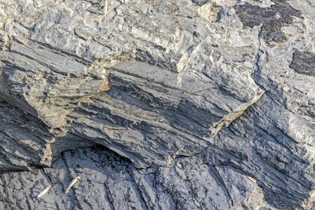 geological rock shapes and patternsの写真素材