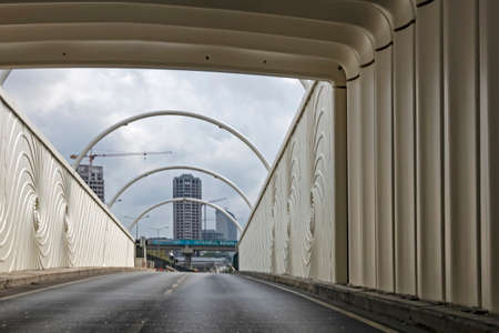 istanbul,turkey-september 13,2020.Avrasya Tunnel connecting Europe and Asia continents under the Marmara Seaのeditorial素材