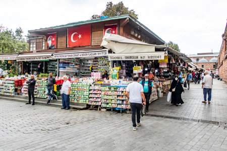 istanbul,turkey-september 12,2020.Cityscape and touristic city view from the historical peninsula of...