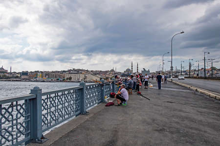 istanbul,turkey-september 12,2020.Cityscape and touristic city view from the historical peninsula of Istanbul the dream city in the middle of Europe and Asia continent.のeditorial素材