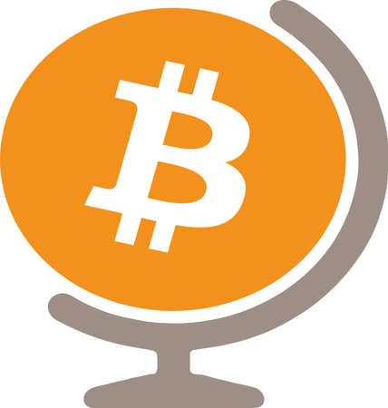 cryptocurrency mining and bitcoin coinのイラスト素材