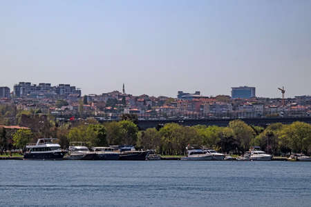 halic, istanbul, turkey-april 29.2021.The dream city between europe and asian continents, istanbul....
