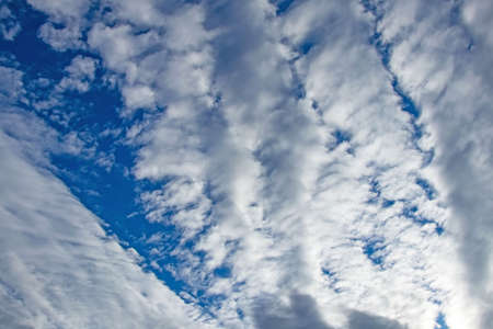 dramatic clouds in the early morning skyの写真素材