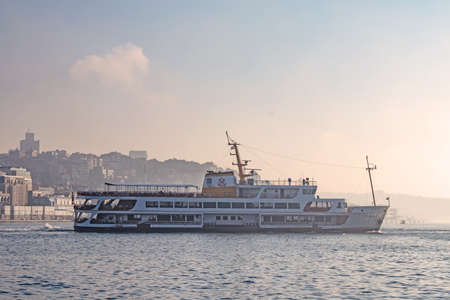 istanbul,Turkey-june 10,2021.Istanbul, the dream city between the continents of Europe and Asia, with its historical, modern and natural beauties. Cityscape from istanbul in the morning.のeditorial素材