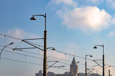 istanbul,Turkey-june 10,2021.Istanbul, the dream city between the continents of Europe and Asia, with its historical, modern and natural beauties. Cityscape from istanbul in the morning.のeditorial素材