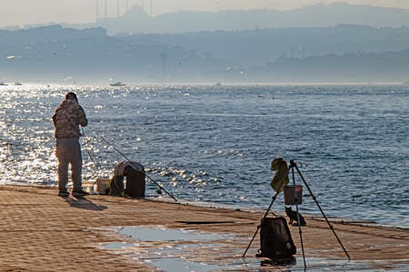 istanbul,Turkey-june 10,2021.Istanbul, the dream city between the continents of Europe and Asia, with its historical, modern and natural beauties. Cityscape from istanbul in the morning.のeditorial素材