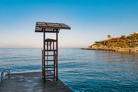 Kusadasi,Aydin,Turkey- July 19,2021.The view from Pinebay holiday village and resort in Kusadasi, in the sea and nature and summer session.のeditorial素材