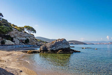 Kusadasi,Aydin,Turkey- July 20,2021.The view from Pinebay holiday village and resort in Kusadasi, in the sea and nature and summer session.のeditorial素材