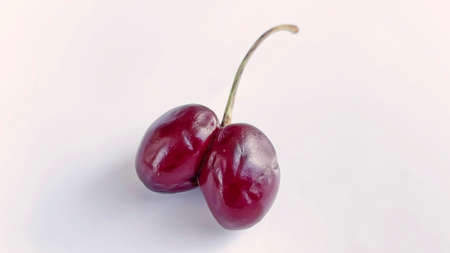 fruit of summer season, cherries.の写真素材