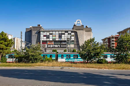 Atakoy,istanbul,Turkey-july 29,2021.Exterior view at Atakoy Plus shopping center in Atakoy, Istanbul city.のeditorial素材
