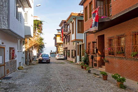 Mudanya,Bursa,Turkey-November 13,2021.Mudanya, a historical and touristic city on the Asian...