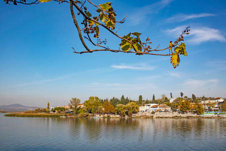 Golyazi,Bursa,Turkey-November 13,2021.Golyazi, with its natural and historical beauties, is located on the shores of Lake Uluabat in Turkey's Asian continent and Bursa province.のeditorial素材