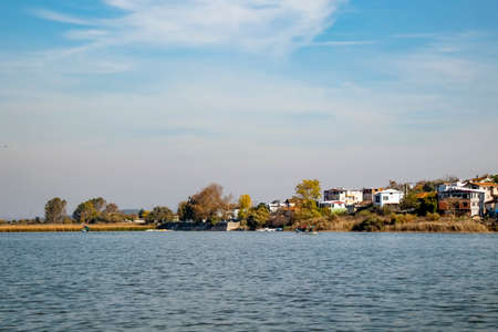 Golyazi,Bursa,Turkey-November 13,2021.Golyazi, with its natural and historical beauties, is located on the shores of Lake Uluabat in Turkey's Asian continent and Bursa province.のeditorial素材