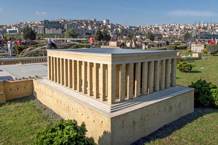 istanbul,turkey-november 20,2021.Miniaturk is a miniature park at the northeastern shore of Golden Horn in Istanbul, Turkeyのeditorial素材