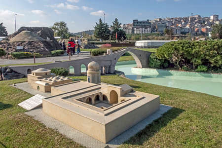 istanbul,turkey-november 20,2021.Miniaturk is a miniature park at the northeastern shore of Golden Horn in Istanbul, Turkeyのeditorial素材