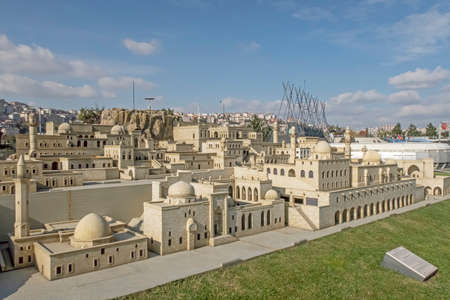 istanbul,turkey-november 20,2021.Miniaturk is a miniature park at the northeastern shore of Golden Horn in Istanbul, Turkeyのeditorial素材