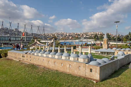 istanbul,turkey-november 20,2021.Miniaturk is a miniature park at the northeastern shore of Golden Horn in Istanbul, Turkeyのeditorial素材