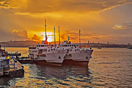 istanbul,Turkey-January 14,2022.The dream city between the continents of Europe and Asia, Istanbul....
