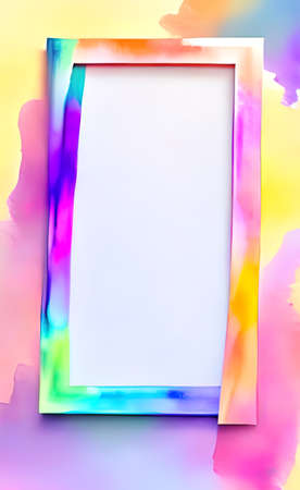 abstract colorful background with space and frame