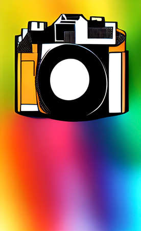 digital camera and photo for background