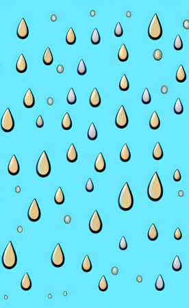 Close up water drop splash