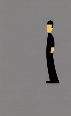 people, lifestyle and minimalism for backgroundのイラスト素材