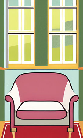 home comfort illustration for peopleのイラスト素材
