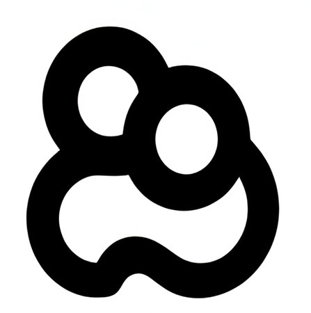 black simple icon on a white background for web designの写真素材