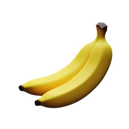 Bunch of bananas isolated on a white background. vector illustration.の素材